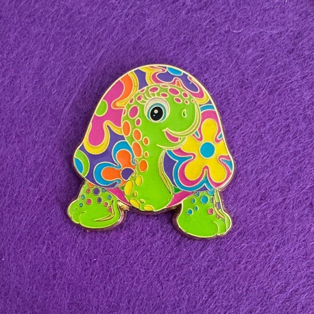 Colorful Turtle Enamel Pin